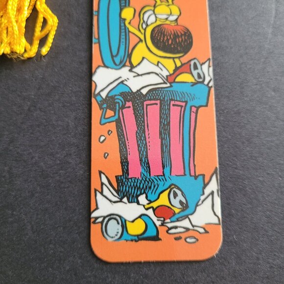 Vintage 80s Grimmy Tassel Bookmark Mother Goose Grim Mike Peters Dirty Job Trash - Picture 7 of 9